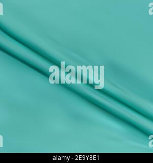 trama astratta di fondo tessuto sminuzzato tessuto o onde liquide di pieghe idea design blu. eps 10 Foto Stock