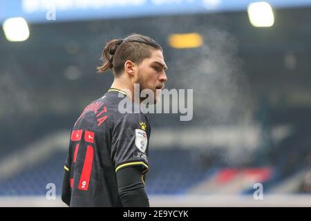 Birmingham, Regno Unito. 06 febbraio 2021. Francisco Sierralta N. 31 di Watford a Birmingham, Regno Unito il 2/6/2021. (Foto di Simon Bissett/News Images/Sipa USA) Credit: Sipa USA/Alamy Live News Foto Stock