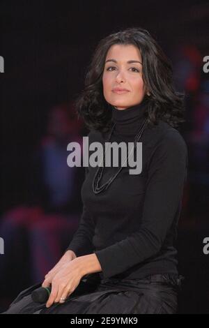 Lo zenzero francese Jenifer Bartoli si esibisce durante la celebrazione del 20° compleanno dello Zenith per la Francia 2 presentato da Daniela Lumbroso il 14 gennaio 2005. Foto di Jean-Jacques Datchary/ABACA Foto Stock
