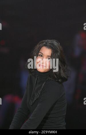 Lo zenzero francese Jenifer Bartoli si esibisce durante la celebrazione del 20° compleanno dello Zenith per la Francia 2 presentato da Daniela Lumbroso il 14 gennaio 2005. Foto di Jean-Jacques Datchary/ABACA Foto Stock