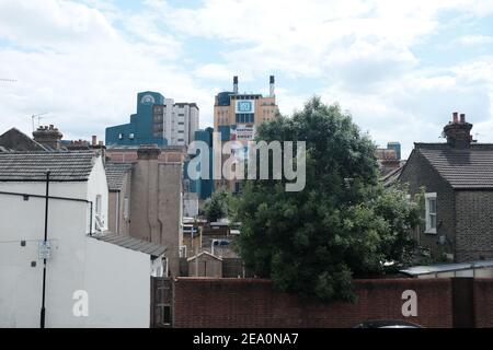 LONDRA - 24 LUGLIO 2020: Raffineria di zucchero Tate & Lyle a Silvertown, Londra Foto Stock