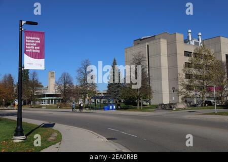 McMaster University Campus, Hamilton, Ontario, Canada Foto Stock