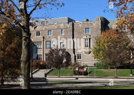 McMaster University Campus, Hamilton, Ontario, Canada Foto Stock