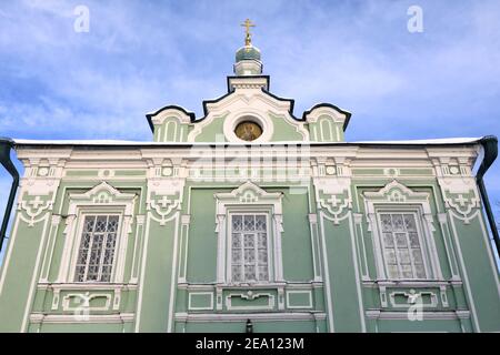 Vista sulla cattedrale di Nikolsky a Kazan, Russia Foto Stock
