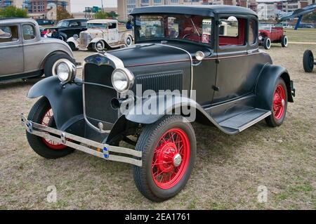 1931 Ford Model A, Hot Rod Revolution mostra di auto a Camp Mabry ad Austin, Texas, Stati Uniti Foto Stock