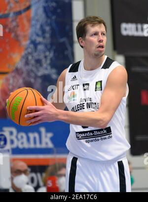 Karlsruhe, Germania. 03 maggio 2021. Azione singola, ritaglio Rouven Roessler (Wizards). GES/Basketball/Pro B: KIT Arvato College Wizards - Dresden Titans, 02/07/2021 | Use worldwide Credit: dpa/Alamy Live News Foto Stock