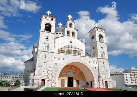 Cattedrale della Risurrezione a Podgorica, Montenegro Foto Stock