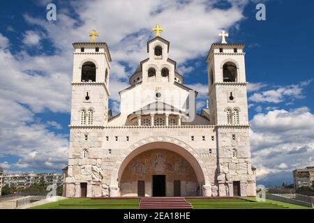 Cattedrale della Risurrezione a Podgorica, Montenegro Foto Stock