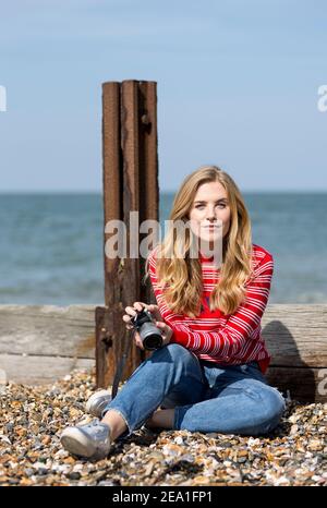 Maddie Moate - CBBC - Science Blogger Foto Stock