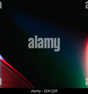 Immagine di uno sfondo nero con motivi rossi vivaci Foto Stock