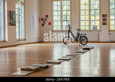 Mostra d'arte a Grevenbroich, Germania Foto Stock