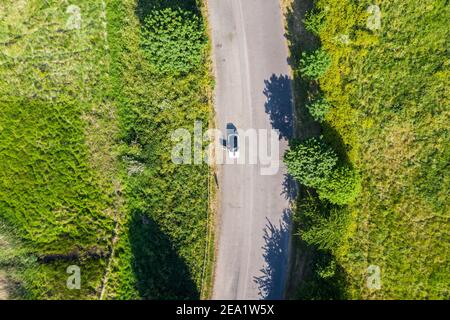 Leigh on Sea National Nature Reserve vista aerea delle paludi In Essex Foto Stock