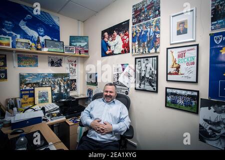 AFC Wimbledon Football Club, direttore commerciale, Ivor Heller, Regno Unito Foto Stock