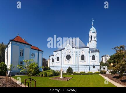 Chiesa di Santa Elisabetta, Chiesa Blu, stile Secessione, Art Nouveau Ungherese, Bratislava, Slovacchia Foto Stock