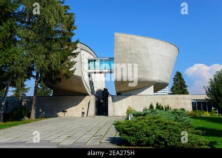 Museo SNP, Monumento della rivolta Nazionale Slovacca, Banska Bystrica o Neusohl, Regione Horehronie, Slovacchia Foto Stock