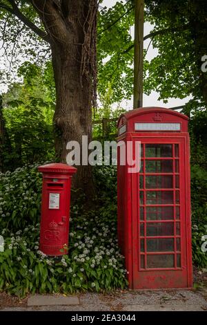 Elsted Village, accoccolato nel South Downs tra Midhurst e Petersfield, West Sussex, Inghilterra, Regno Unito Foto Stock