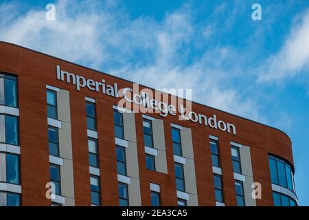 Londra- Imperial College Londra sale di residenza a Nord Acton Foto Stock