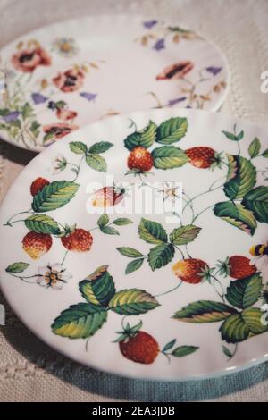 Ancora vita di inglese fine Bone cina Foto Stock