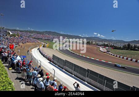 Atmosfera durante il Gran Premio di Formula uno sul circuito di Catalunya, a Barcellona, in Spagna, l'8 maggio 2005. Foto di Thierry Gromik/ABACA. Foto Stock