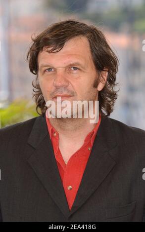 Il 11 maggio 2005, Emir Kusturica, direttore e presidente della giuria del Festival del Cinema di Cannes, nato a Sarajevo, si presenta per la foto call della giuria a Cannes, nel sud della Francia. Foto di Hahn-Klein-Nebinger/ABACA Foto Stock