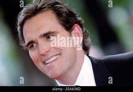 Matt Dillon arriva per la proiezione del film 'Broken Flowers' diretto da Jim Jarmusch al 58° Festival Internazionale del Cinema di Cannes, a Cannes, Francia meridionale, il 17 maggio 2005. Foto di Hahn-Klein-Nebinger/ABACA Foto Stock