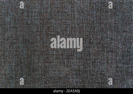 Disegno della superficie dei vestiti in cotone. Tessuto grigio-blu. Foto Stock