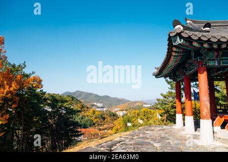Fortezza di Miryang Eupseong in autunno a Miryang, Corea Foto Stock