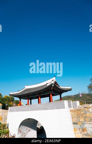 Fortezza di Miryang Eupseong a Miryang, Corea Foto Stock