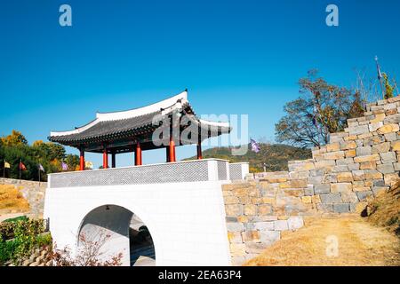 Fortezza di Miryang Eupseong a Miryang, Corea Foto Stock