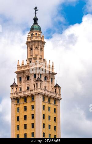 Freedom Tower di Miami, Florida, Stati Uniti d'America Foto Stock