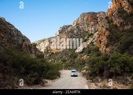 Passo di Nuwekloof, Baviaanskloof, Sudafrica Foto Stock