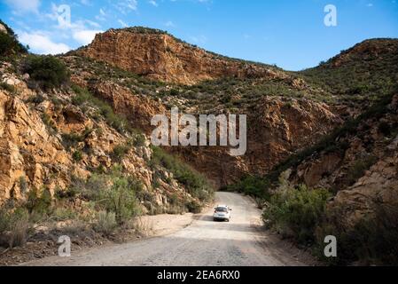 Passo di Nuwekloof, Baviaanskloof, Sudafrica Foto Stock