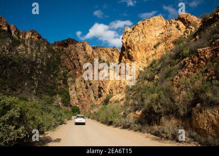 Passo di Nuwekloof, Baviaanskloof, Sudafrica Foto Stock