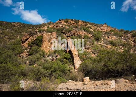 Paesaggio, Baviaanskloof, Sudafrica Foto Stock