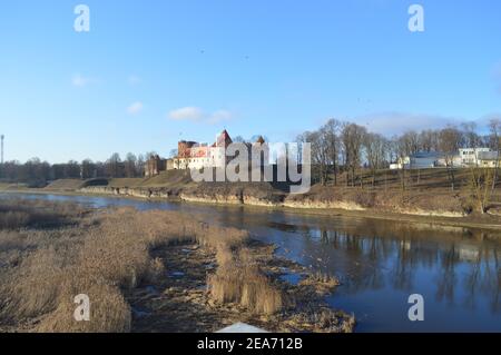 Castello di Bauska, Pilskalna iela, Bauska, Lettonia. Foto Stock