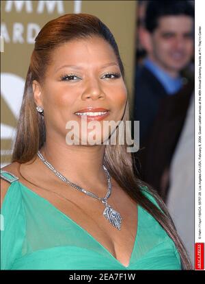 © Hahn-Khayat/ABACA. 55757-29. Los Angeles-CA-USA, 8 febbraio 2004. La regina Latifah arriva al 46° Grammy Awards annuale presso lo Staples Center. Foto Stock