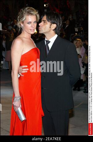 © Hahn-Khayat-Nebinger/ABACA. 56612-55. Los Angeles-CA-USA, 29 febbraio 2004. Rebecca Romijn-Stamos e John Stamos partecipano al Vanity Fair Post Oscars Party al Mortons. Foto Stock