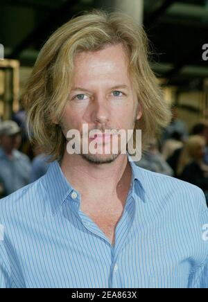 David Spade, membro del cast da 8 regole semplici per Dating la mia figlia di Teenage, partecipa ai 2004 ABC Up-Fronts, tenuto a Cipriani a New York il martedì 18 maggio 2004. (Nella foto: David Spade). Foto di SWF/ABACA Foto Stock