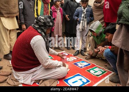 Mela rurale, Punjab, Pakistan Foto Stock