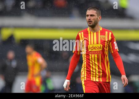 Okay Yokuşlu of West Bromwich Albion - Tottenham Hotspur v West Bromwich Albion, Premier League, Tottenham Hotspur Stadium, London, UK - 7 febbraio 2021 solo per uso editoriale - si applicano le restrizioni DataCo Foto Stock