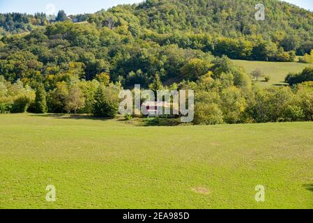 Campagna nei pressi di Modena in Italia Foto Stock