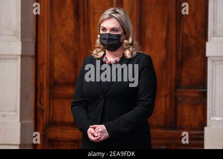 Roma, Italia. 8 febbraio 2021. Crisi del governo secondo turno di consultazioni di Draghi per la formazione del nuovo governo nella foto Renate Gebhard Editorial Usage Only Credit: Independent Photo Agency/Alamy Live News Foto Stock