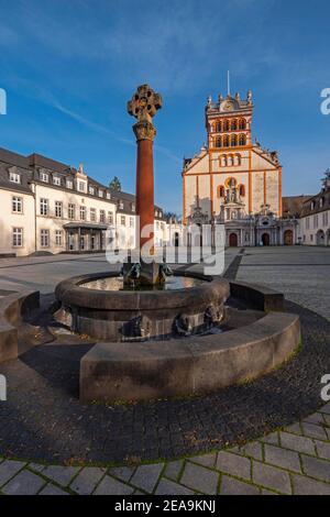 Abbazia benedettina di San Mattia a Treviri sulla Mosella, Renania-Palatinato, Germania Foto Stock