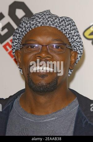 Samuel L. Jackson partecipa al Spike TV Video Game Awards 2005 al Gibson Amphitheatre di Universal City. Los Angeles, 18 novembre 2005. (Nella foto: Samuel L. Jackson). Foto di Lionel Hahn/ABACAPRESS.COM Foto Stock