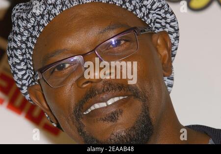 Samuel L. Jackson partecipa al Spike TV Video Game Awards 2005 al Gibson Amphitheatre di Universal City. Los Angeles, 18 novembre 2005. Foto di Lionel Hahn/ABACAPRESS.COM Foto Stock