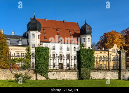 Germania, Baviera, alta Baviera, distretto di Rosenheim, Tuntenhausen, distretto di Maxlrain, Castello di Maxlrain Foto Stock