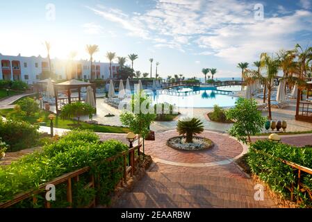 Hotel a Sharm El Sheikh 16 agosto 2015 Foto Stock