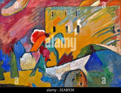 Wassily Kandinsky: improvvisazione 3 (1909) Foto Stock