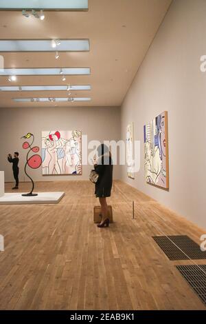 La mostra retrospettiva del Lichtenstein a Tate Modern che ha aperto Febbraio 18 Foto Stock