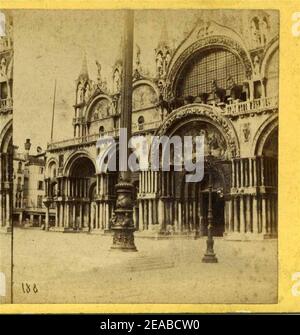 Naya, Carlo (1816-1882) - n. 188 - Piazza San Marco, Venezia 02. Foto Stock